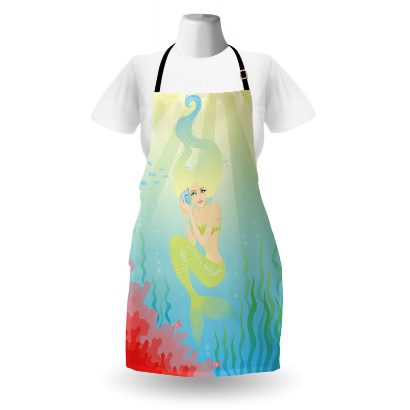 Unusual Mermaid Shell Apron