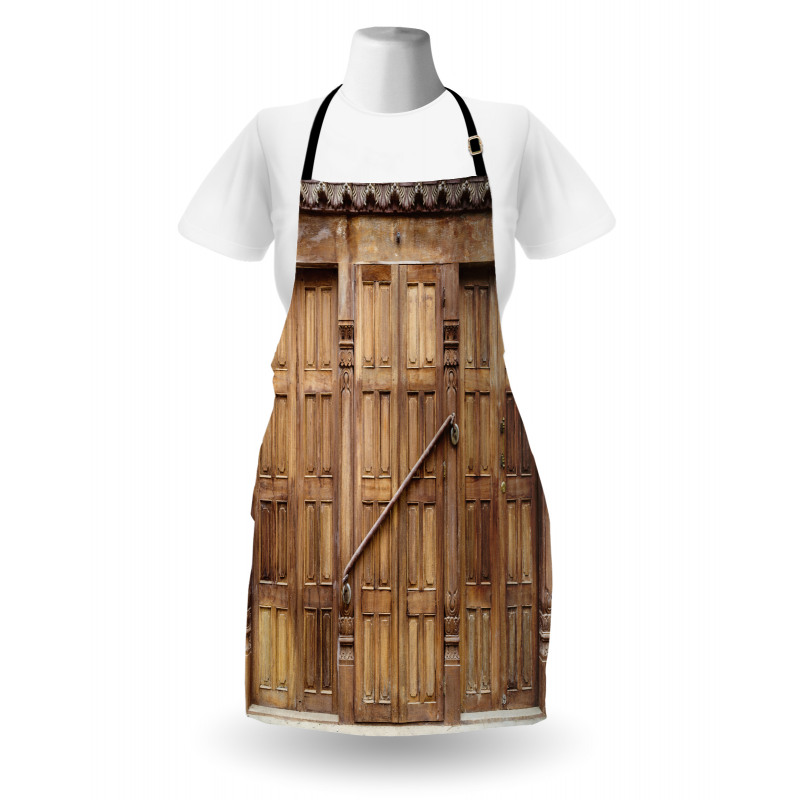 Retro Carving in Nepal Apron