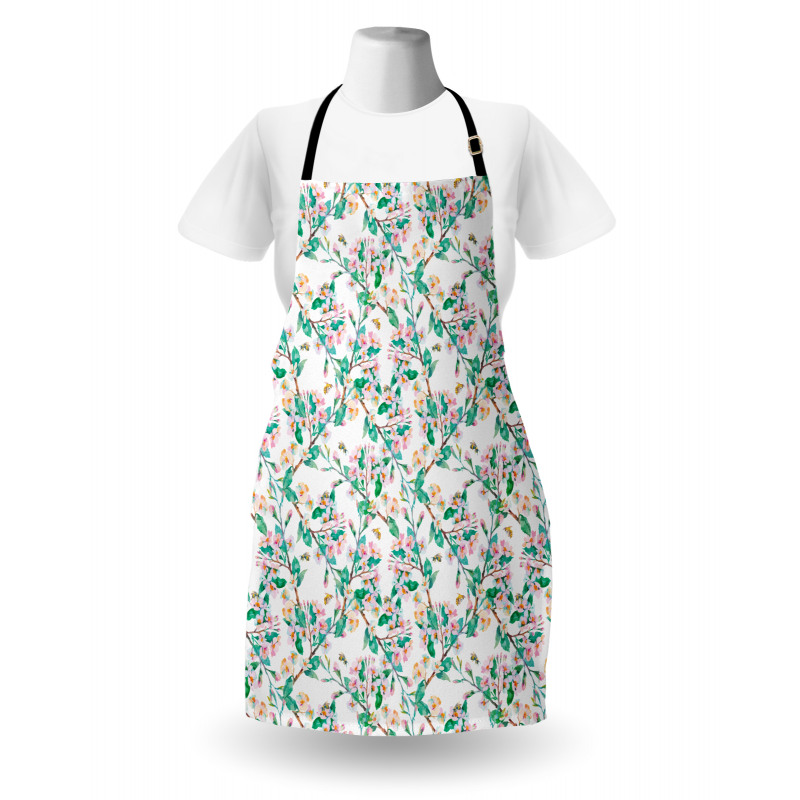 Japanese Spring Blossoms Apron