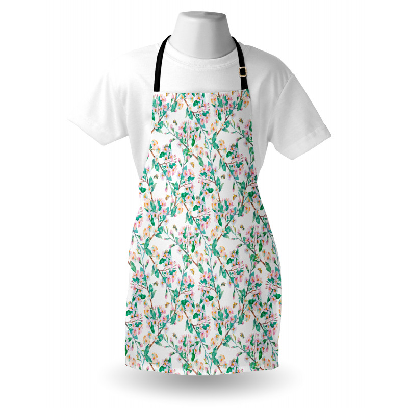 Japanese Spring Blossoms Apron