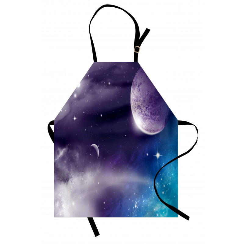 Starry Night Sky Scenery Apron