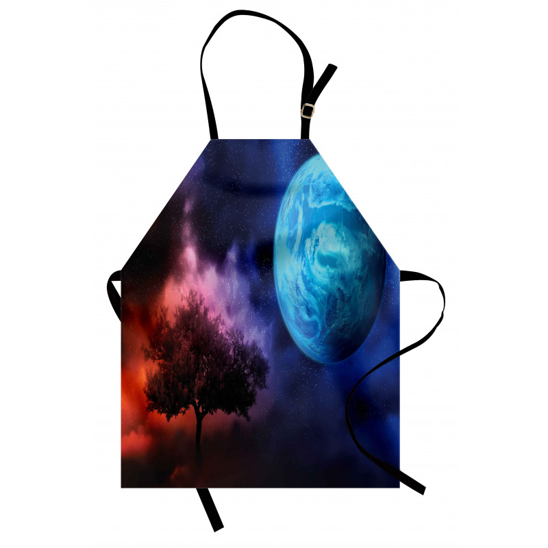 Futuristic Tree of Life Apron