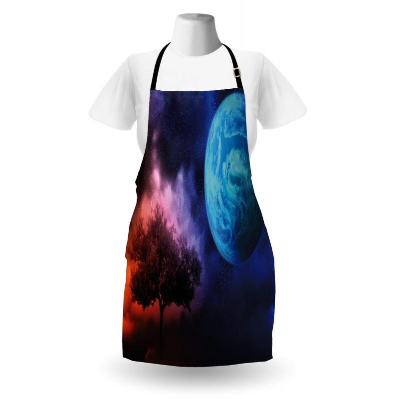 Futuristic Tree of Life Apron