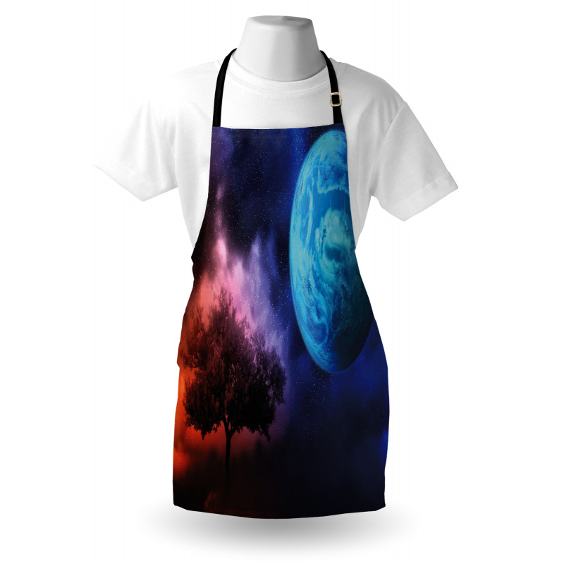 Futuristic Tree of Life Apron