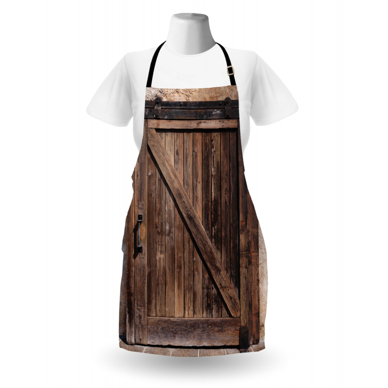 Vintage Sliding Door Apron