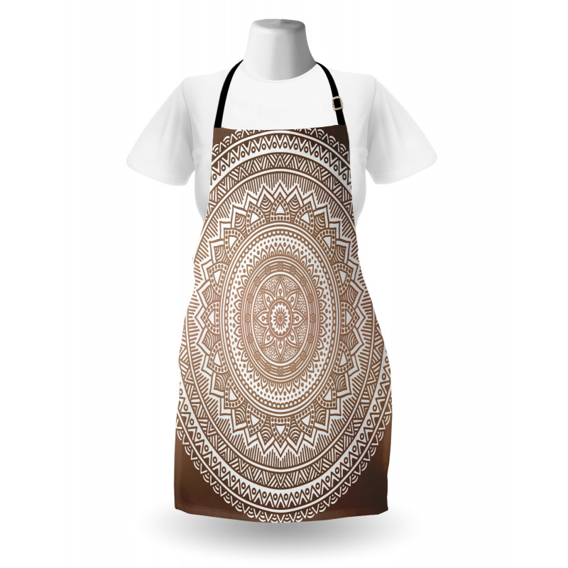 Detailed Round Flower Apron