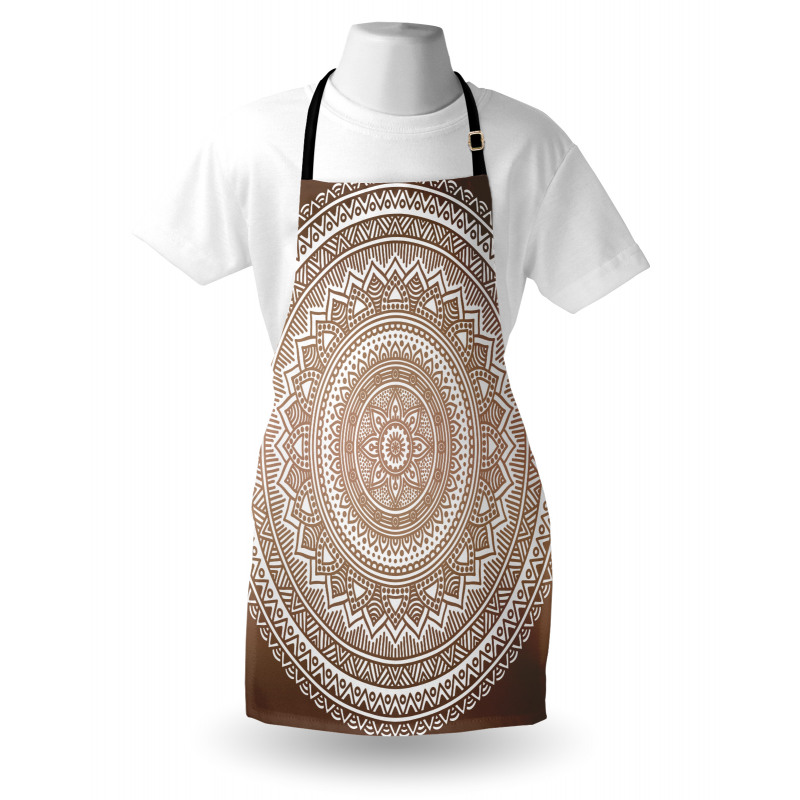 Detailed Round Flower Apron