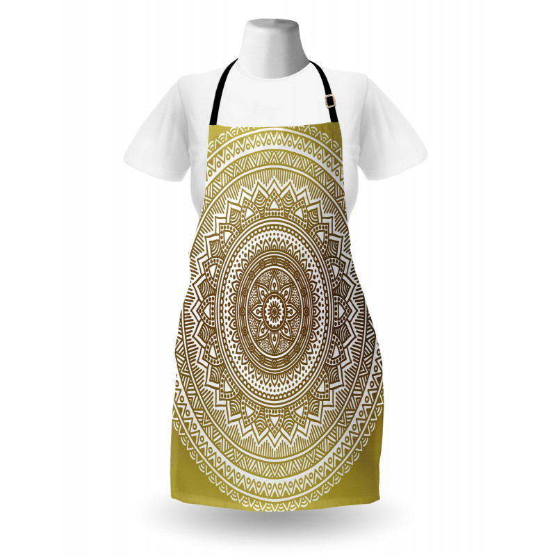 Ombre Mandala Flower Apron