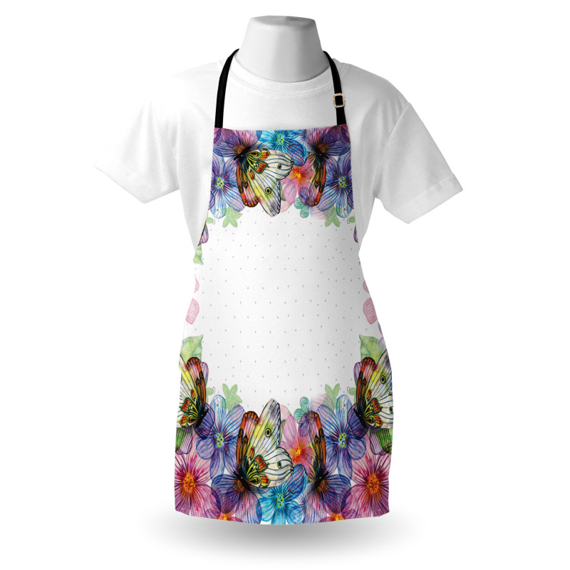 Pastel Tender Butterflies Apron