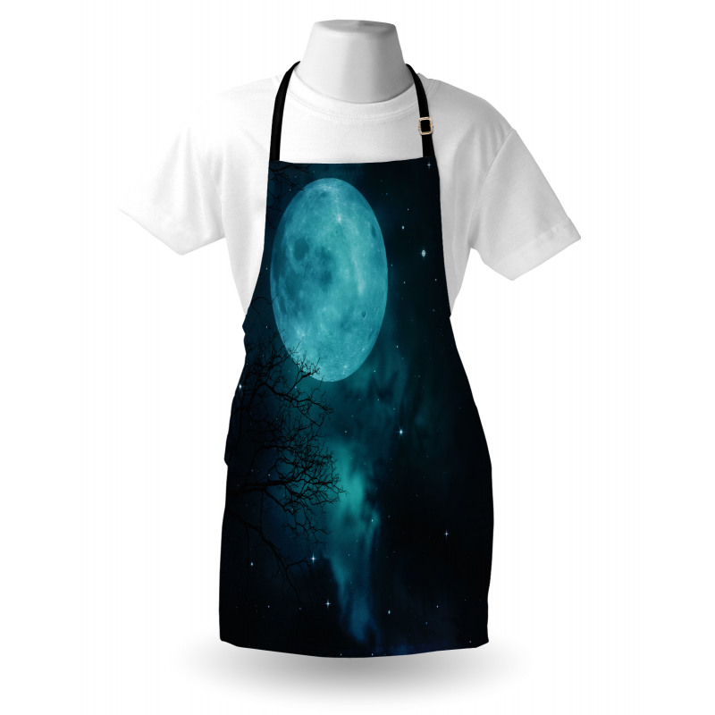 Outer World Cosmos Moon Apron