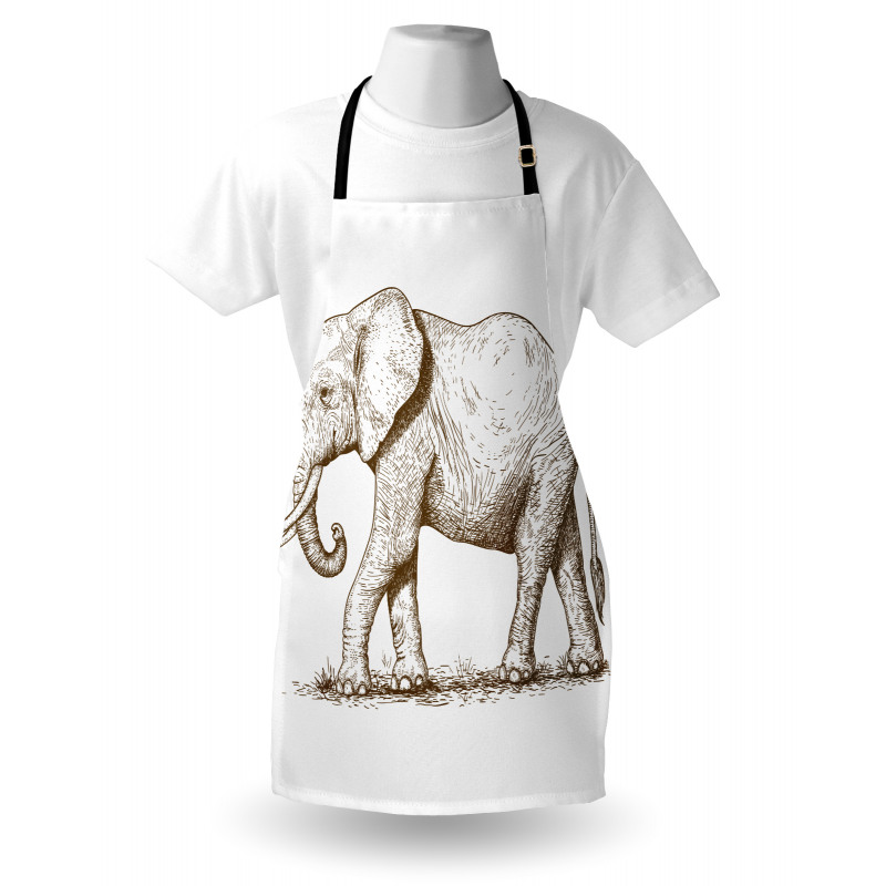 Safari Wild Animals Art Apron