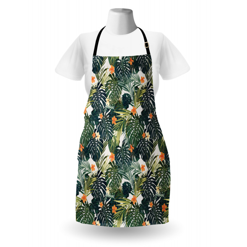 Botanic Tropic Leaves Apron