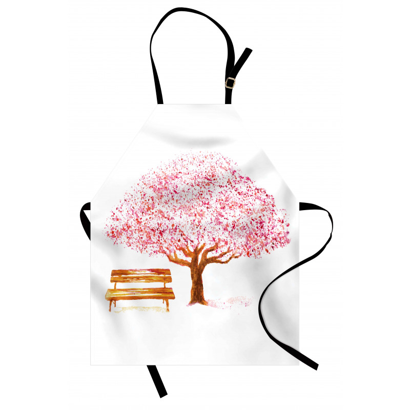 Blooming Cherry Tree Apron