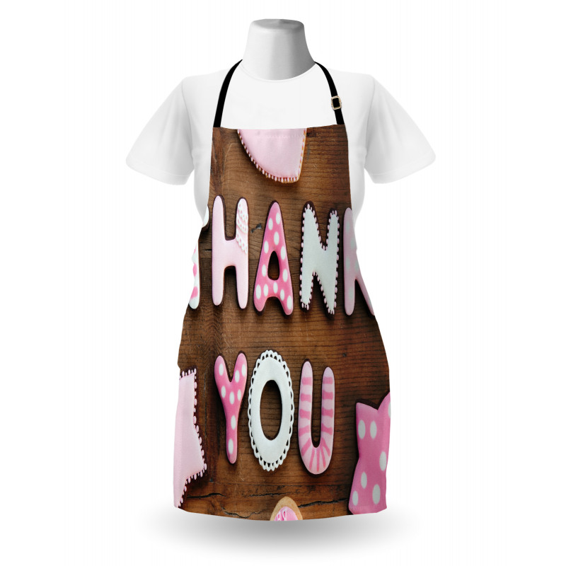 Rustic Cookie Letters Apron