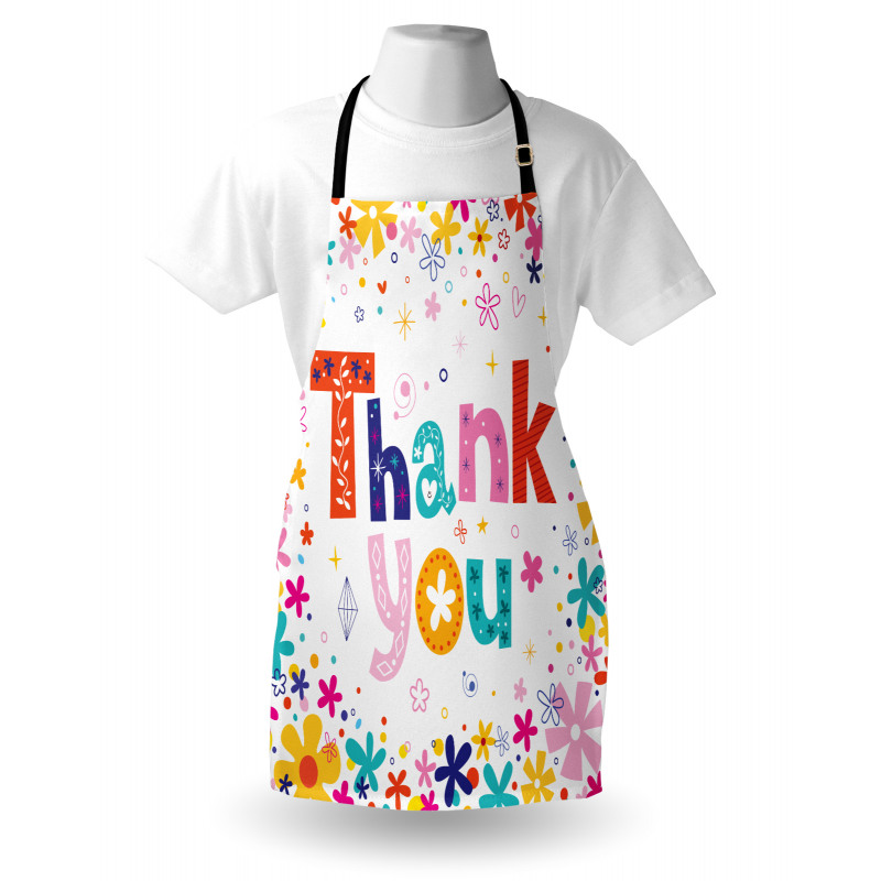Words with Blossoms Apron