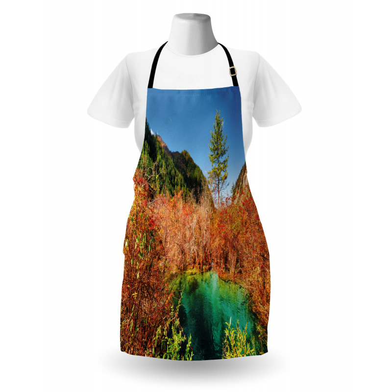 Idyllic Autumn Season Apron