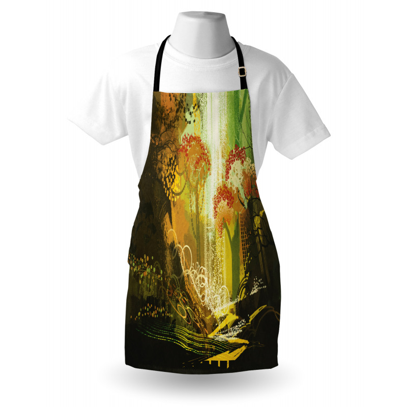 Vivid Autumn Season Apron