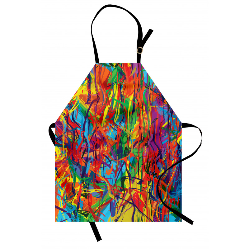 Rainbow Circled Pattern Apron