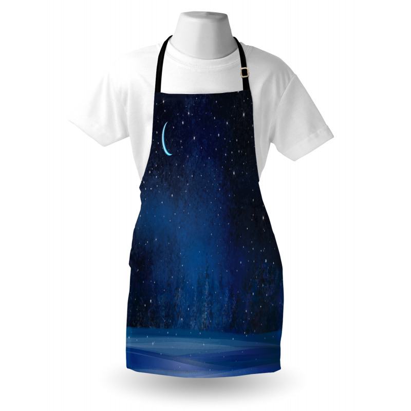 Winter Season Nighttime Apron