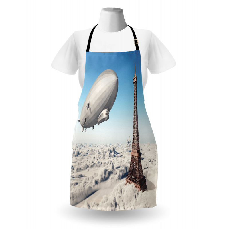 French Paris Eiffel Tower Apron