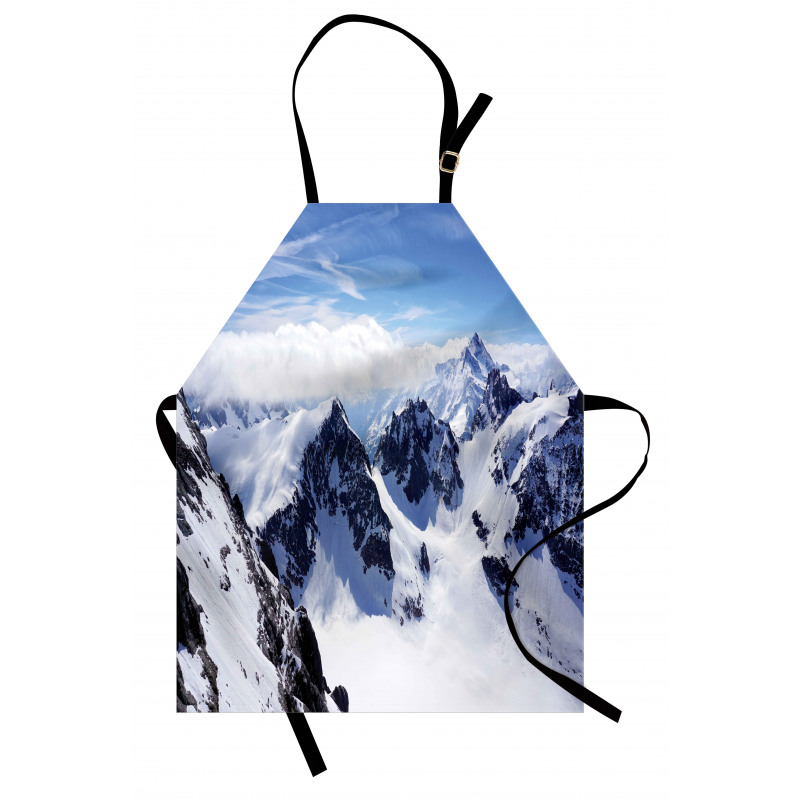 Mountain Peak Scenery Apron