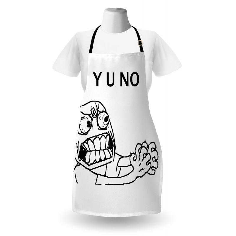 Hipster Mascot Meme Apron