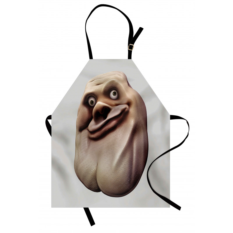 Awkward Meme Ugly Face Apron