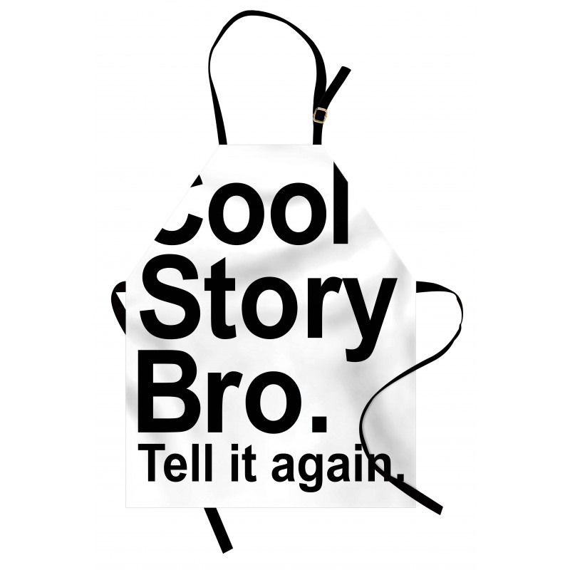 Cool Story Bro Hipster Apron