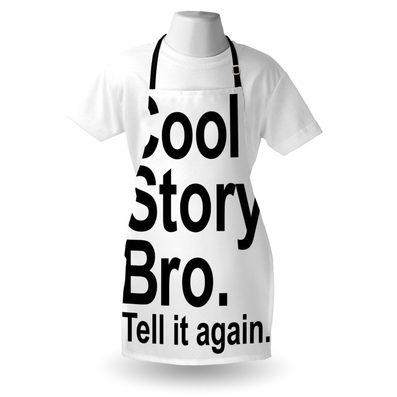 Cool Story Bro Hipster Apron