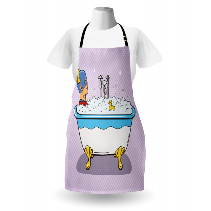 Superhero Bubble Bath Apron