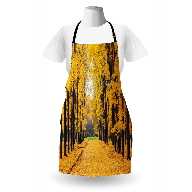 Autumn Trees Leaves Apron