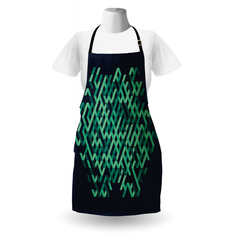 Ombre Maze Lines Apron