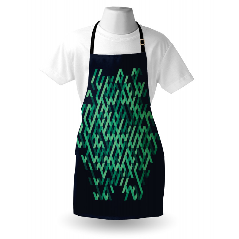 Ombre Maze Lines Apron