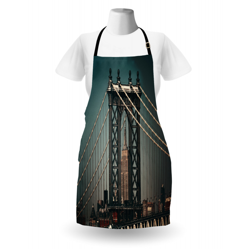 Ülkeler ve Şehirler Mutfak Önlüğü Manhattan Köprüsü