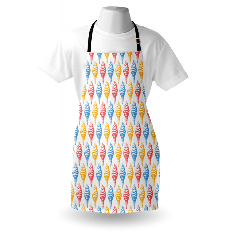 Ice Cream Cones 50s Time Apron