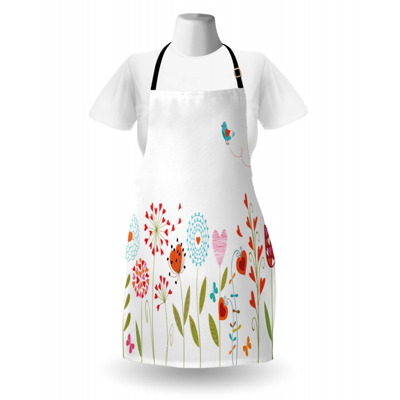 Romantic Hearts Design Apron