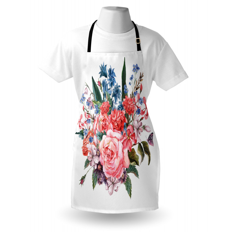 Garden Flowers Bouquet Apron