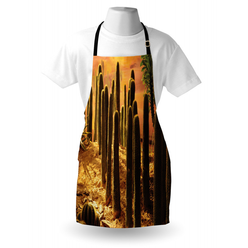 Sunset in Wild Desert Apron