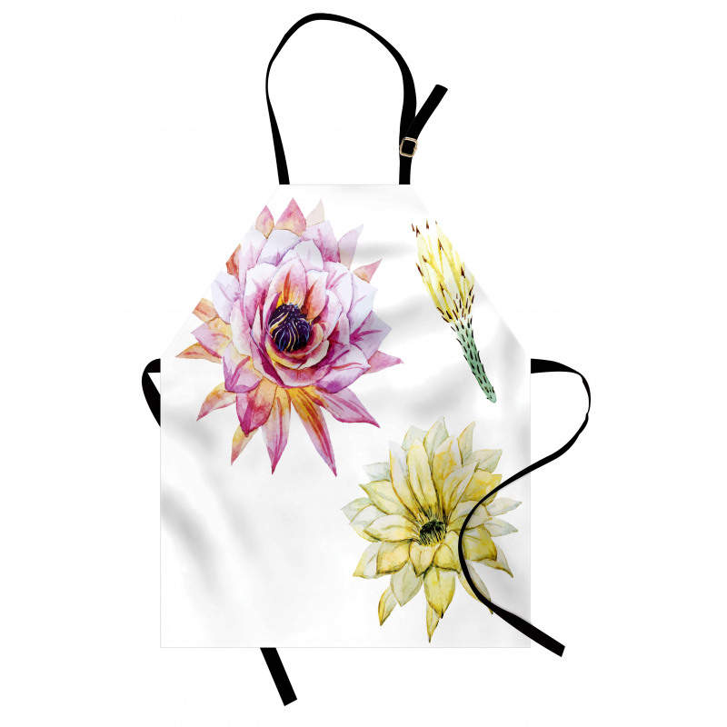 Watercolored Flowers Apron