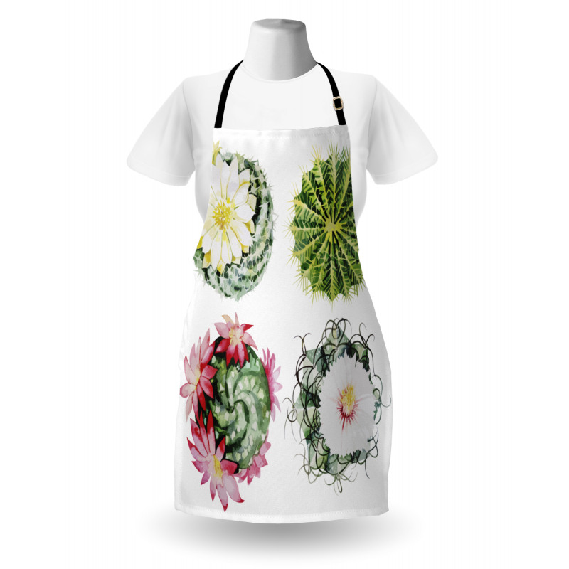 Mexican Retro Funky Cactus Apron