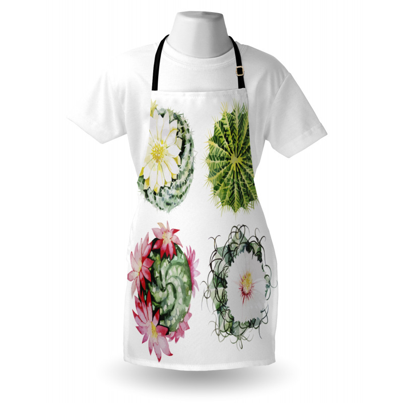 Mexican Retro Funky Cactus Apron