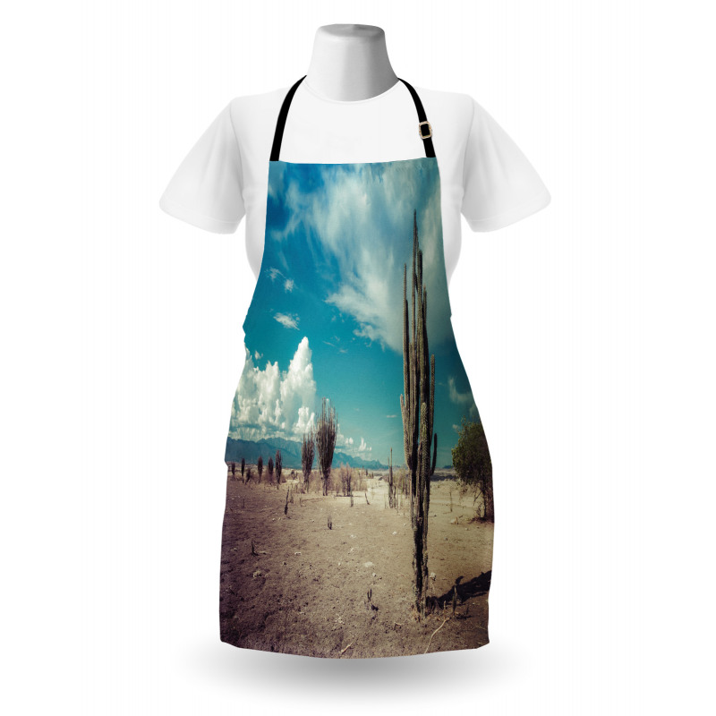 Sunny Hot Desert Plant Apron