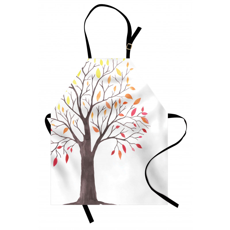 Forest Trees with Leaves Apron