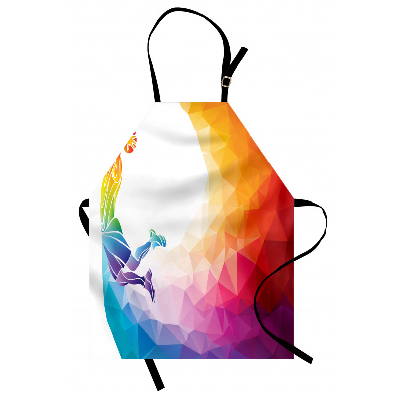 Basketball Player Jumps Apron