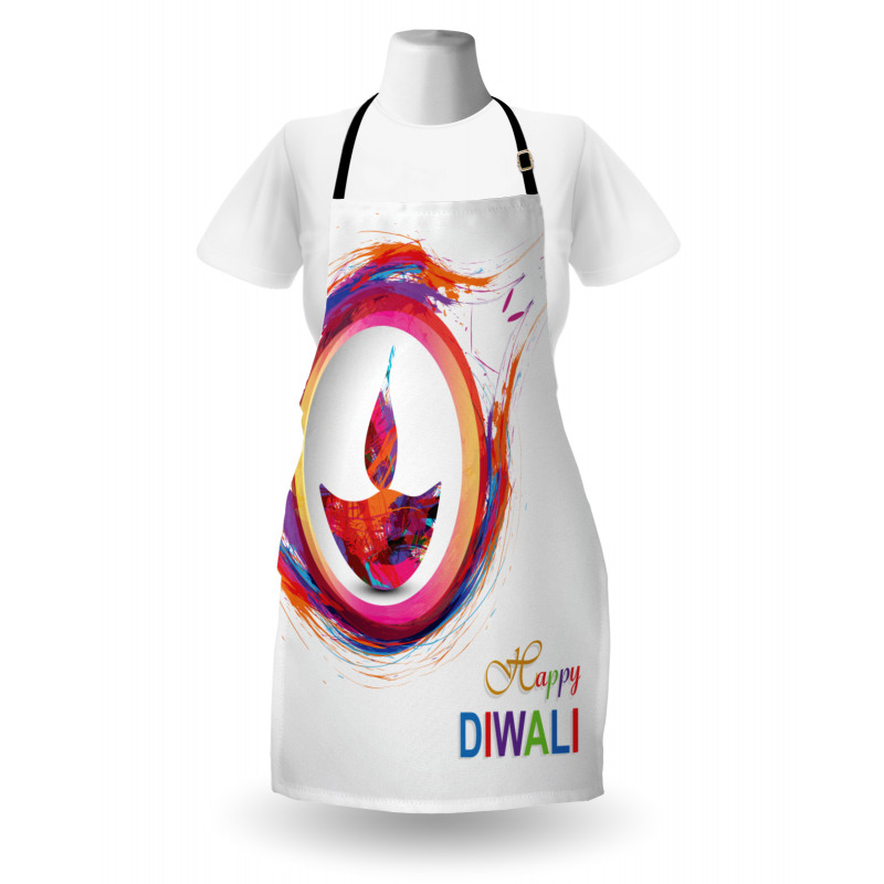 Diwali Candle Apron