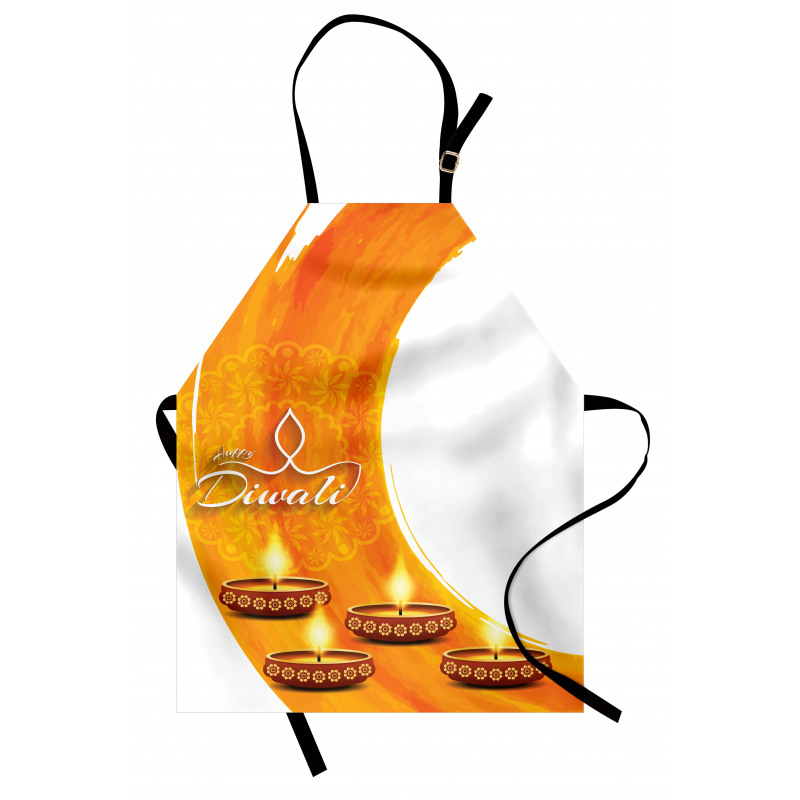 Diwali Candle Celebrate Apron