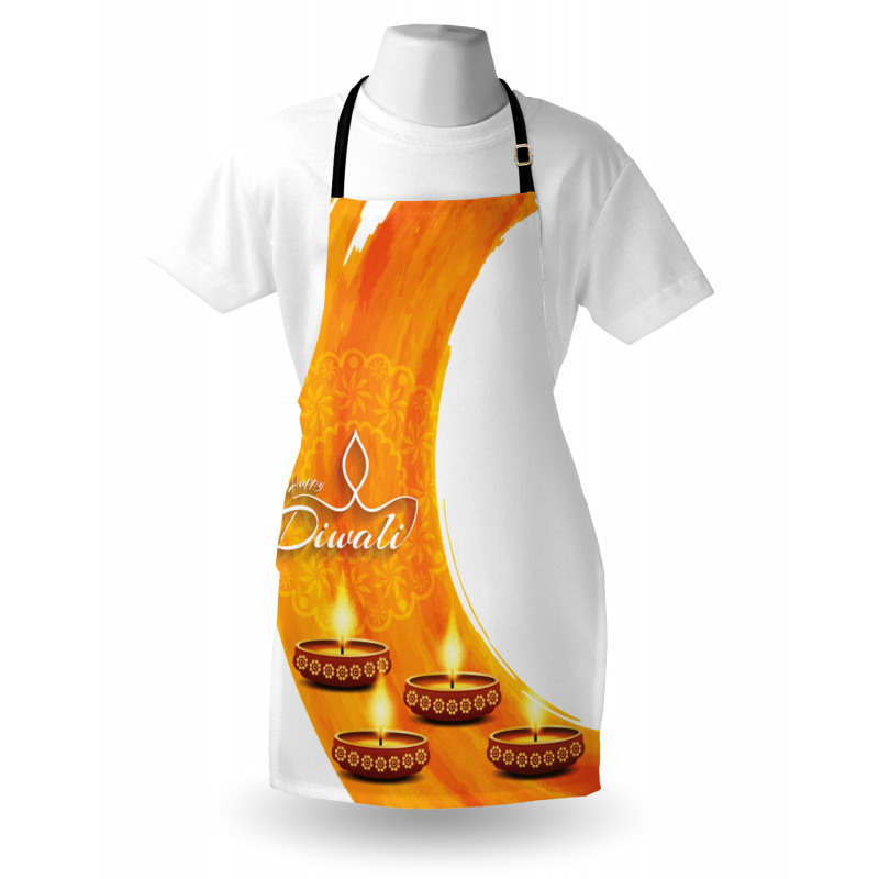 Diwali Candle Celebrate Apron