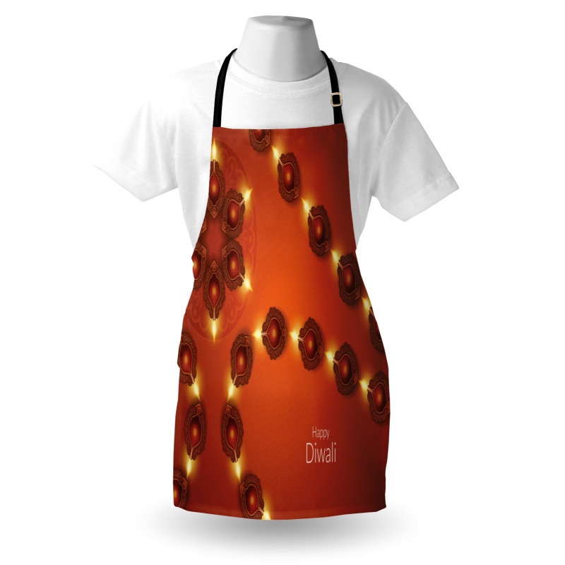 Paisley Candles Apron