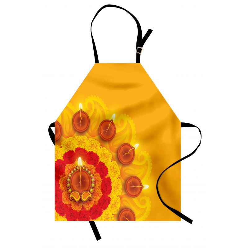 Flowers Diwali Apron