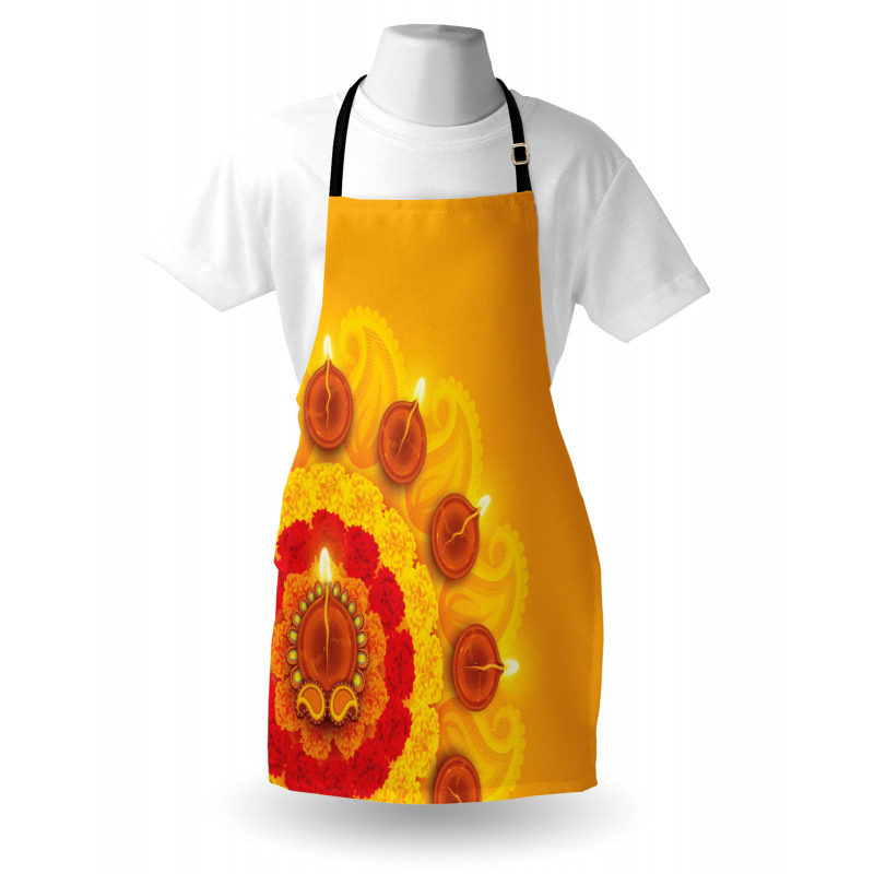 Flowers Diwali Apron